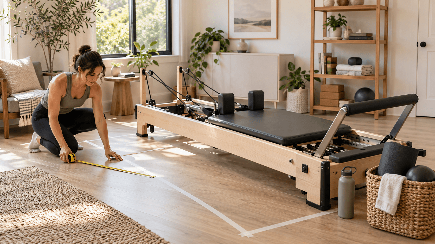 Making Room for a Pilates Reformer at Home